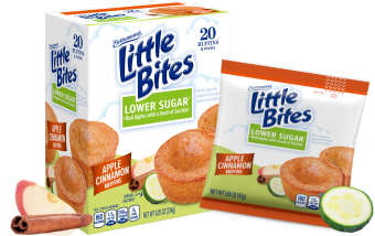 Little Bites® Lower Sugar* Apple Cinnamon Muffins