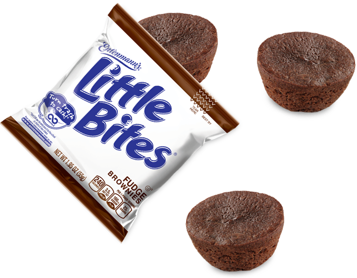 Fudge Brownie pouch with muffins