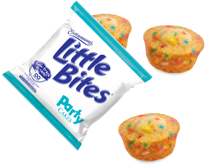 Little Bites Party Cake pouch with muffins