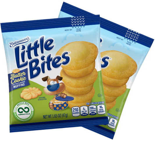 Butter Cookie Muffin Pouches