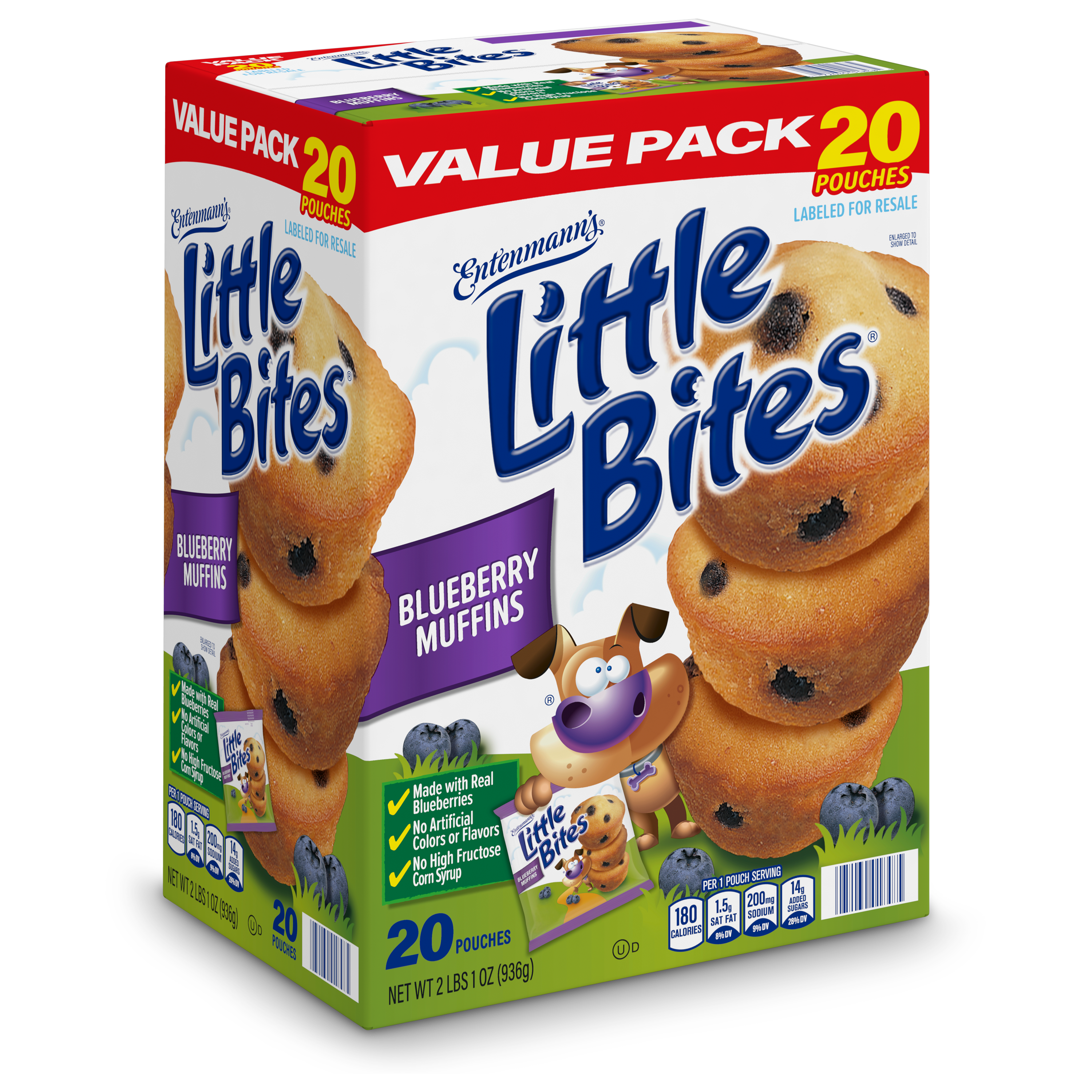 Little Bites Blueberry Muffins 20 count