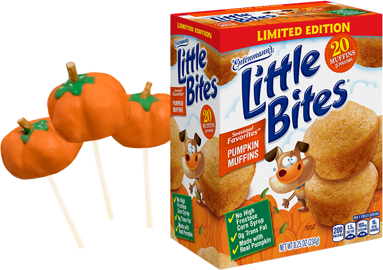 Little Bites Pumpkin Muffins Cake Pops