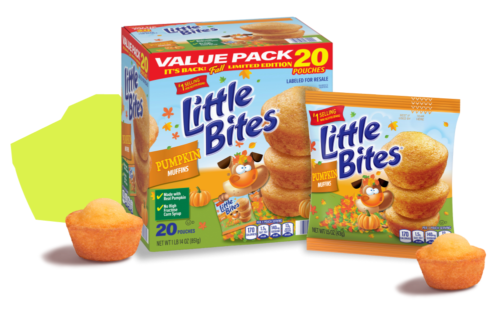 Little Bites Pumpkin Mini Muffins 20 Count
