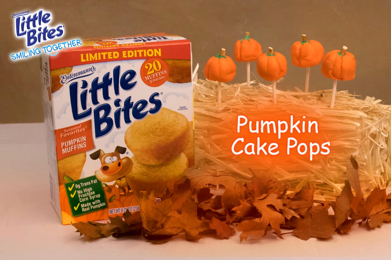 Pumpkin Cake Pops | Little Bites® Snacks